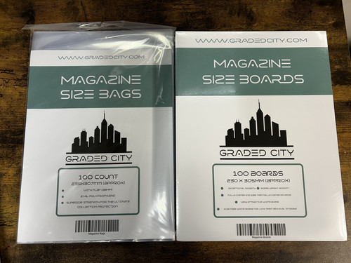 Magazine size bags - x, and