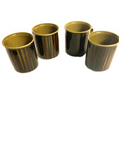 4 x Arabia Finland Kosmos coffee cans