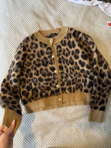 Leopard cardigan size - leopard, m