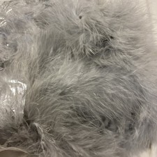 10m Marabou Feather: Swansdown