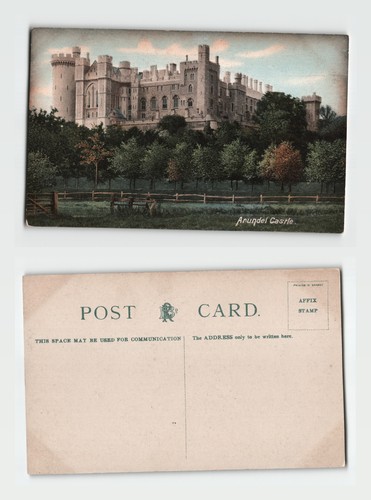 Postcard arundel castle west - -,