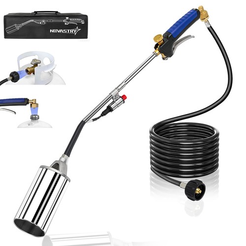 Weed burner torch kit - burner, with
