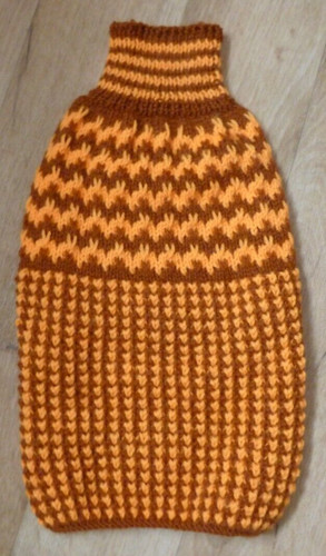 Hand knitted dog jumper - hand, for