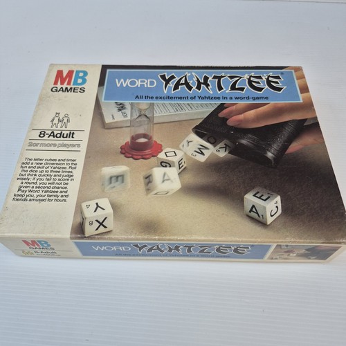 Vintage games word - vintage, yahtzee