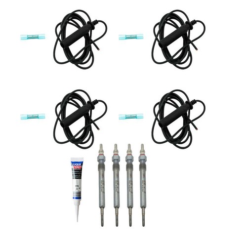 Glow plug connector with - 4x,
