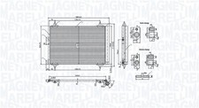AC Condenser Fits PEUGEOT 307