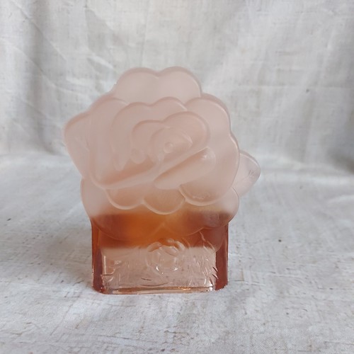 Beautiful vintage peach clear - beautiful,