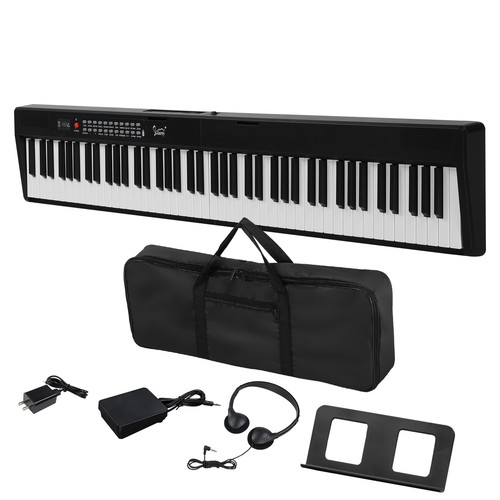 Glarry key folding - 88-key, led