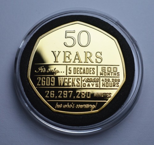50th birthday 24ct - 50th,