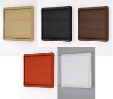 Outside Wall Gravity Grille Vent Hose Cover Kit Tumble Dryer 4" 100mm Universal