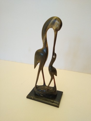 Horn sculpture crane - horn,