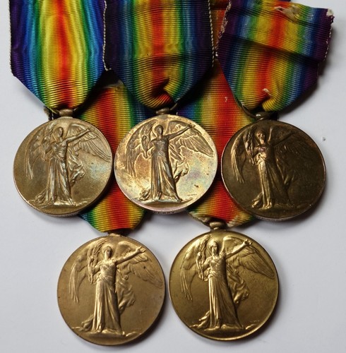 Wwi war victory medals 5 - wwi,