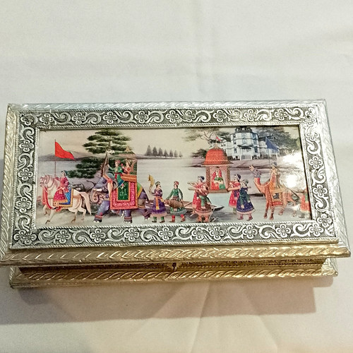Indian silver tone 30cm - indian,