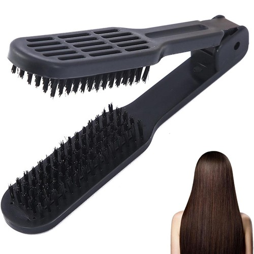 Hair straightening brush boar - brush,