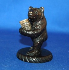 An antique carved wooden