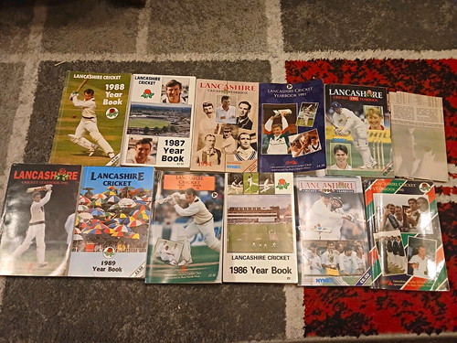 Lancashire cricket yearbooks - lancashire,