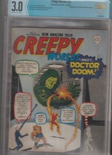 REDUCED  CREEPY WORLDS 36 (ALANCLASS) GRADED 3.0  FANTASTIC FOUR REPRINT.
