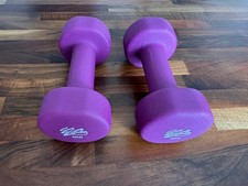 DUMBBELLS, pair of 2, 8kg total (2x4kg)