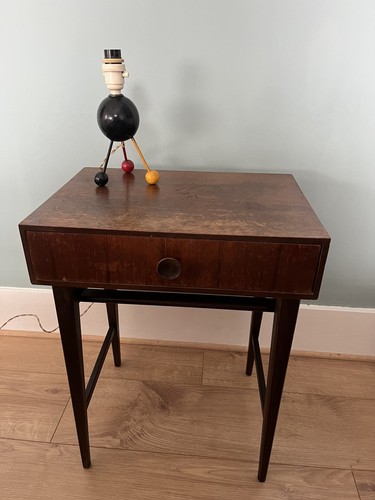 Vintage wooden bedside table - vintage,