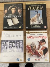 Collection of Retro Films DVD Bundle Including Hollywood Screen Sirens (sealed)