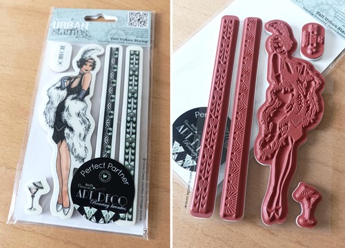 Urban stamps red rubber - urban,