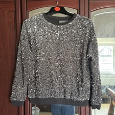 Mint Velvet Glitter Sweatshirt