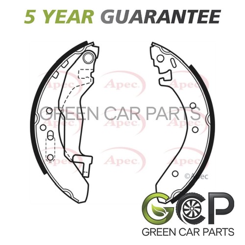 Brake shoes set rear - gcp, fits