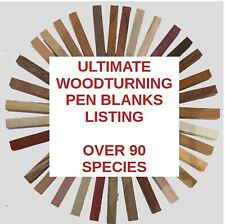 Ultimate Woodturning Pen Blanks Listing - 90 Woods to Choose From !!