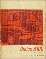 1967 Dodge A-100 Service