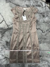 REISS Panelled Lace Dress