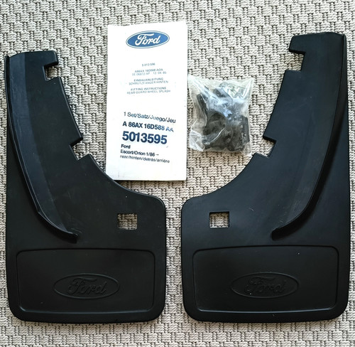 Ford escort mk4 rear mudflaps - mk4,