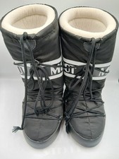 Moon Boot Tecnica Black Snow Boots Size 2.5 - 5 / 35 - 38 Womens