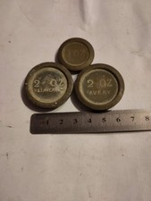 Set of 3 Vintage Weights - For scales