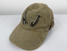 Vintage 90’s Armani Jeans Baseball Cap Hat Beige Khaki Brown - With Defect