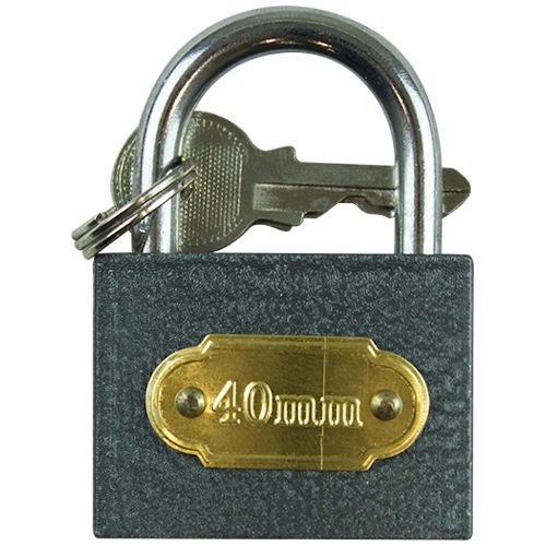 Cast iron padlock 40mm - padlock,