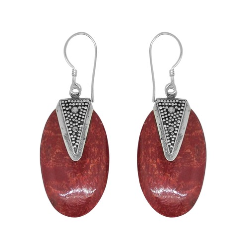 Handcrafted red sponge coral - sponge,