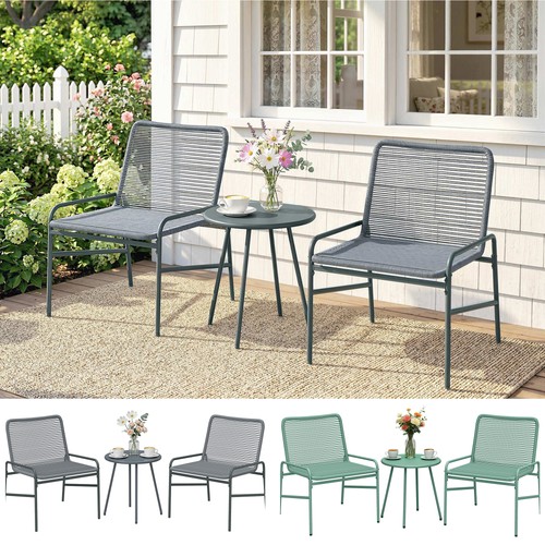 Piece rattan bistro set with - rattan,