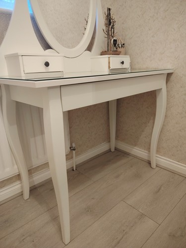 Ikea white dressing table - ikea, with