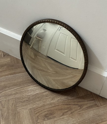 Round convex wall mirror - round,