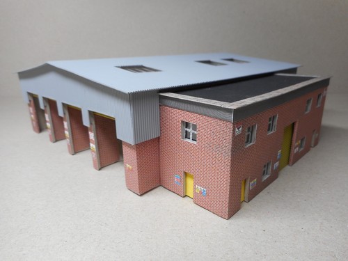 Gauge locomotive shed - n,