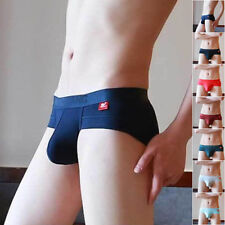 Mens Comfy Soft Enhance Underwear Boxer Male Briefs Shorts Bulge Pouch Trunks