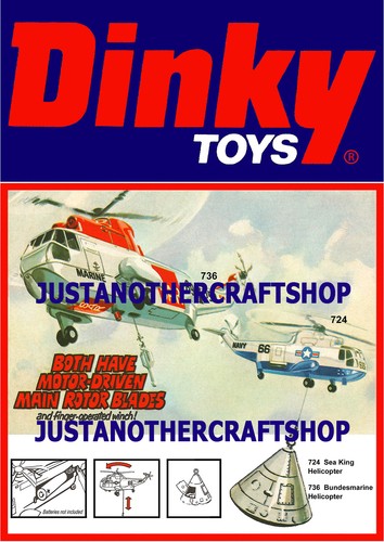 Dinky toys 724 736 sea - toys,