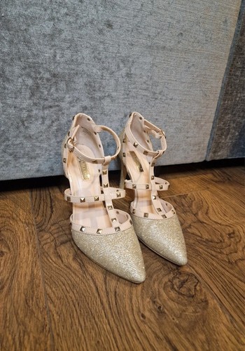 Primark gold nude - , glitter