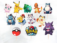 CHILDRENS 12 X POKEMON cupcake