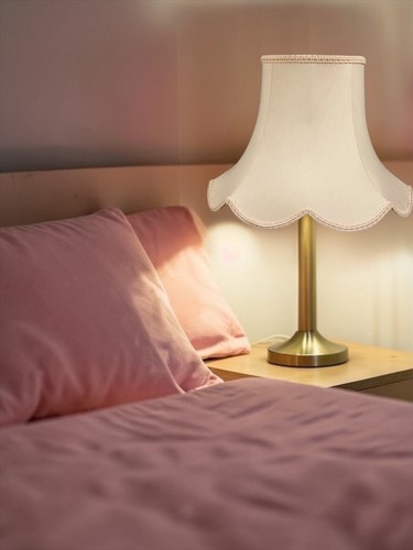 Cream table lampshades - , floor