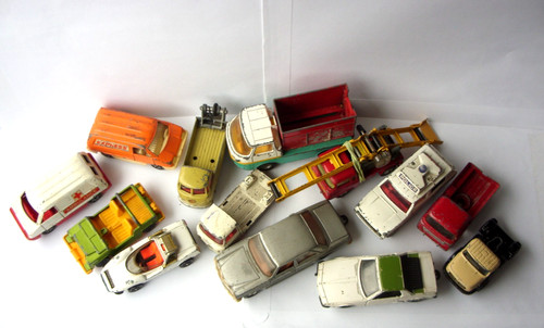 Corgi toys job lot spares - lot,