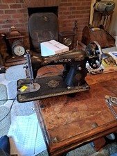 Vintage Singer 15K Sewing machine Electric Pedal 1950s No Case EG204542
