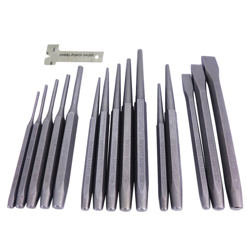 16pc crv steel - 16pc, chisel