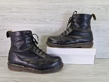 Vintage Dr. Martens Black Steel Toe 7-Eye Boots UK 8 Made in England