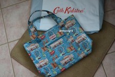 Cath Kidston LONDON LANDMARKS SNOW GLOBE OILCLOTH TOTE LARGE Shopping Travel Bag